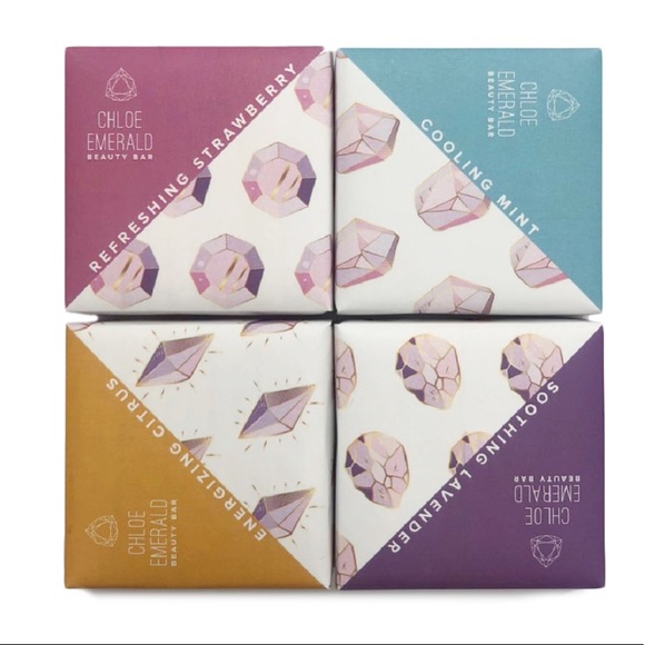 CHLOE EMERALD BEAUTY 4 PIECE BEAUTY BAR SOAP SET - Picture 5 of 6